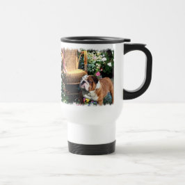 Caneca Térmica Presentes de Arte para Bulldog Inglês