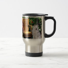 Caneca Térmica Presentes de Arte Samoyed