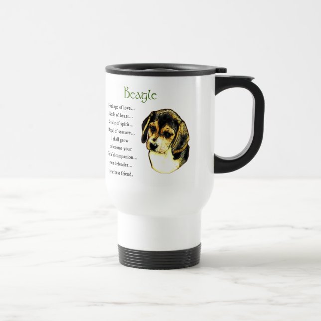 Caneca Térmica Presentes de Beagle Lovers (Direita)