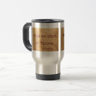 Caneca Térmica Presentes de Buda em Metal Cobre