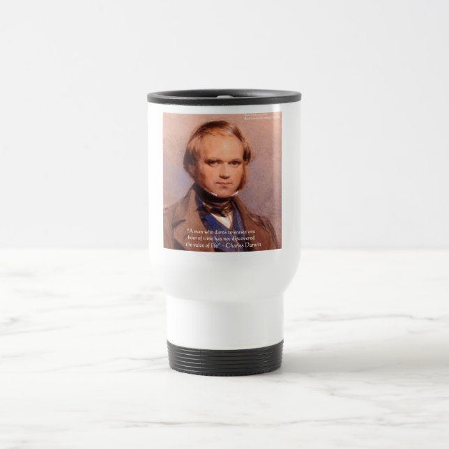 Caneca Térmica Presentes de Camisetas da Citação de Sabedoria "Va (Centro)