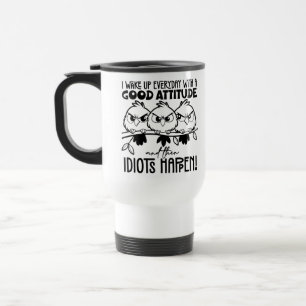 Caneca Térmica Presentes de Citação de Pássaro Engraçado para Idi