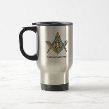 Presentes de Freemason Exclusivos | Dourado Compas