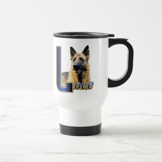 Caneca Térmica Presentes de german shepherd (Direita)