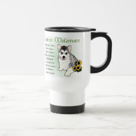 Caneca Térmica Presentes de Malamute no Alasca