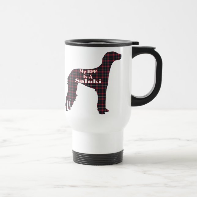 Caneca Térmica Presentes de Saluki BFF (Direita)