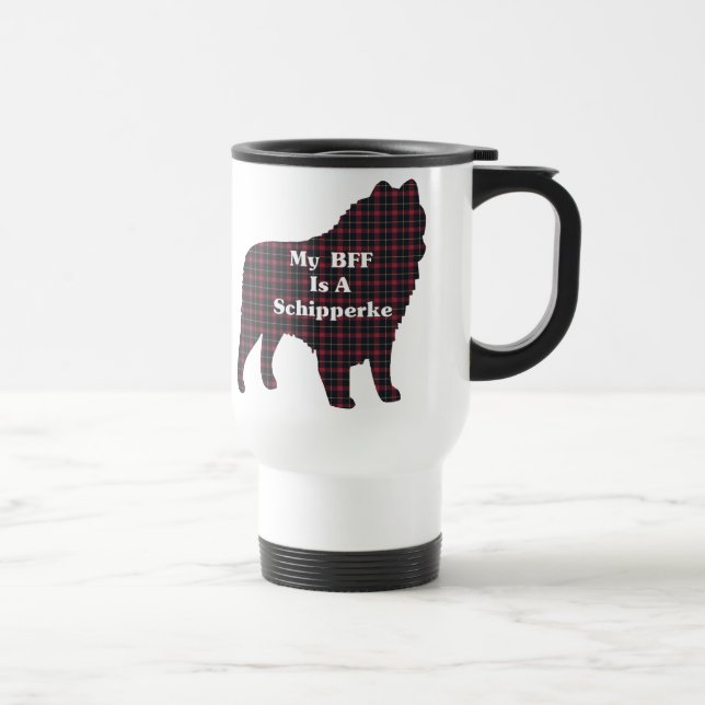Caneca Térmica Presentes de Schipperke BFF (Direita)