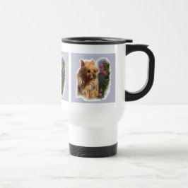 Caneca Térmica Presentes de Terrier Art australianos