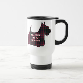 Caneca Térmica Presentes de Terrier BFF escoceses