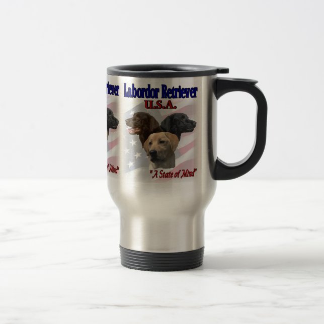 Caneca Térmica Presentes do Labrador Retriever (Direita)