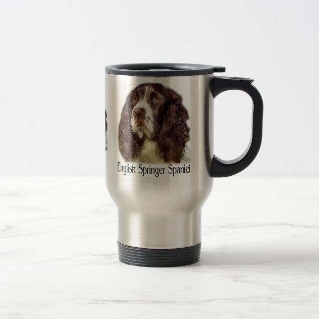 Caneca Térmica Presentes do Spaniel de Springer inglês (Direita)