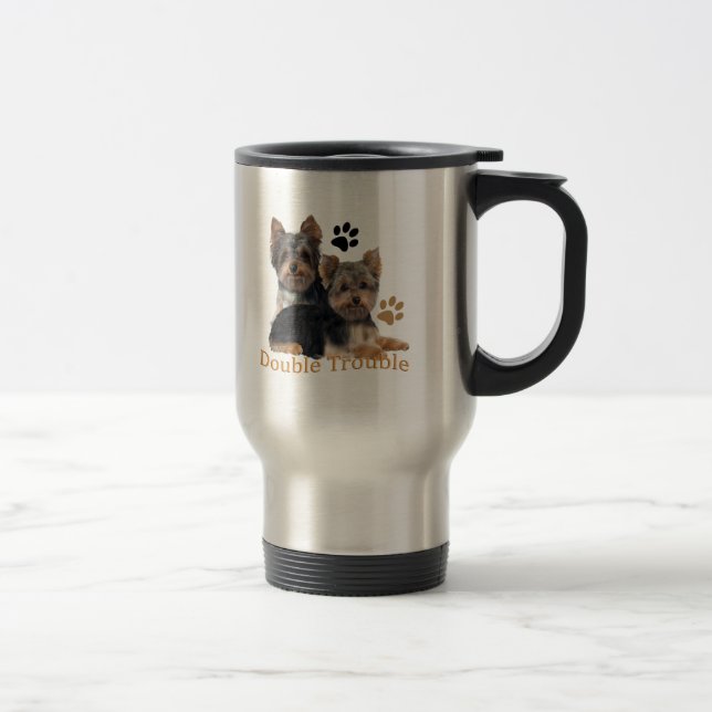 Caneca Térmica Presentes duplos de problemas em Yorkshire Terrier (Direita)