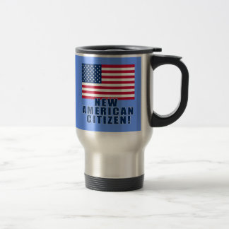 Caneca Térmica Presentes e camiseta americanos novos do cidadão