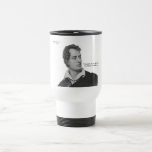 Caneca Térmica Presentes e Camisetas com Citação de Lord Byron "A