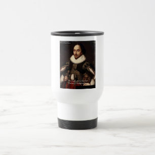 Caneca Térmica Presentes e Cartões com Citação de Shakespeare "Le