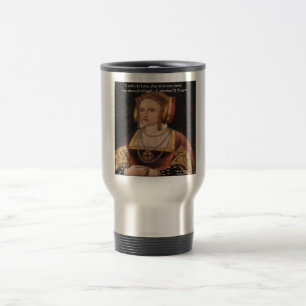 Caneca Térmica Presentes e Cartões com Citações de Catarina de Ar