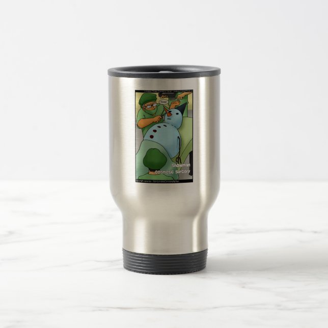 Caneca Térmica Presentes Engraçados de Cirurgia Plástica Boneco d (Centro)