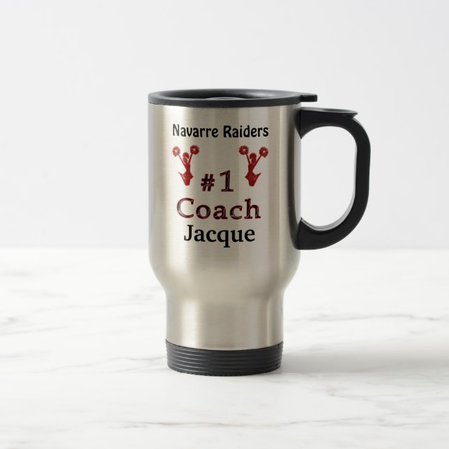 Caneca Térmica Presentes para os treinadores Cheerleading (Direita)