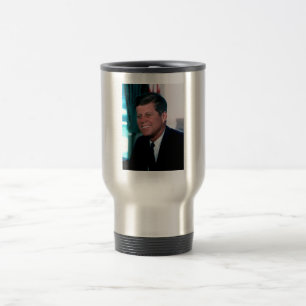Caneca Térmica Presidente americano John F. Kennedy na Sala Oval