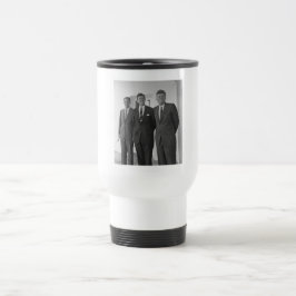 Caneca Térmica Presidente Americano John Kennedy & Irmãos, Camelo