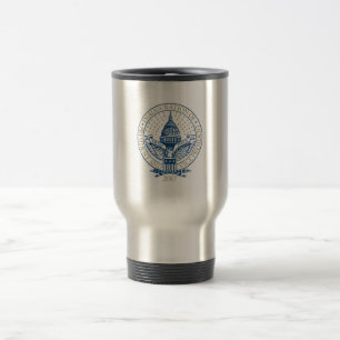 Caneca Térmica Presidente Inaugural Logotipo Inauguração das