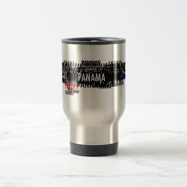 CANECA TÉRMICA PRETO DO GRUPO DE PANAMÁ (Centro)