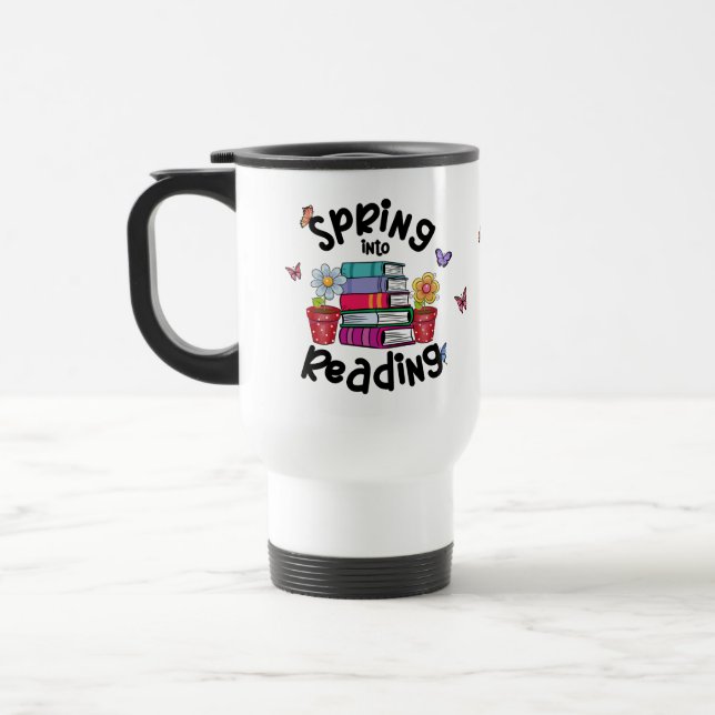 Caneca Térmica Primavera em Leitura (Esquerda)