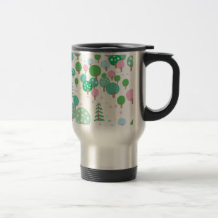 Caneca Térmica Primavera Whimsical Trees