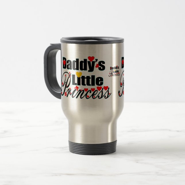 Caneca Térmica ▪ ✔ Princesa Pequena Princesa Fabulosa (Frente Esquerda)