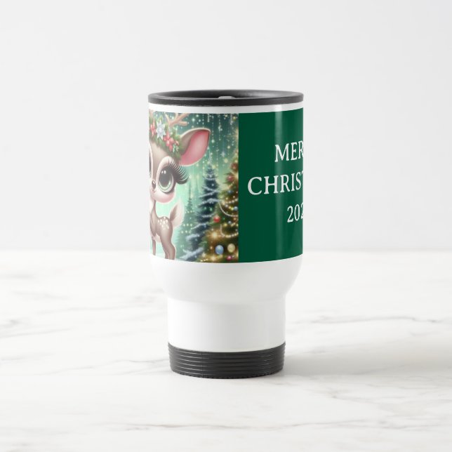 Caneca Térmica Princesa Rena da Floresta Encantada (Centro)
