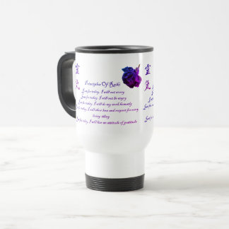 Caneca Térmica Princípios Reiki Apenas Para As Cores De Hoje