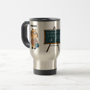 Caneca Térmica Professor Capybara de volta à escola Mug