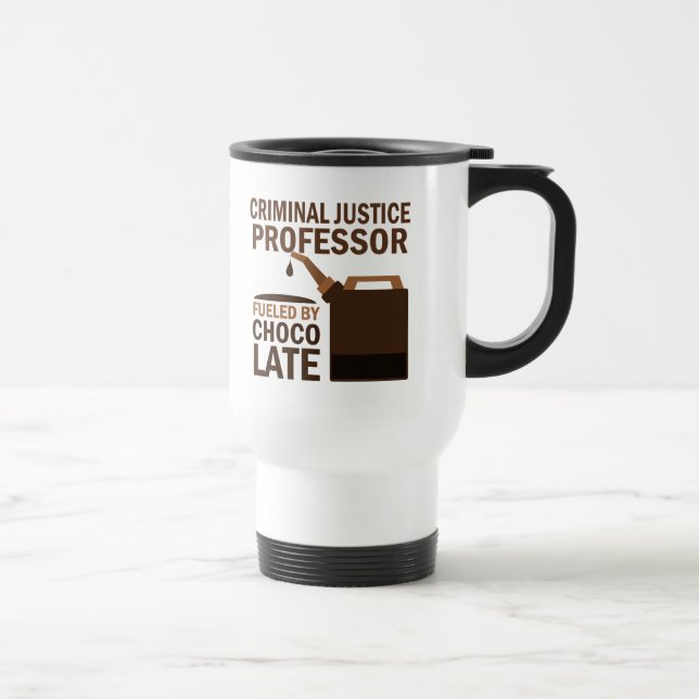 Caneca Térmica Professor da justiça penal (Direita)