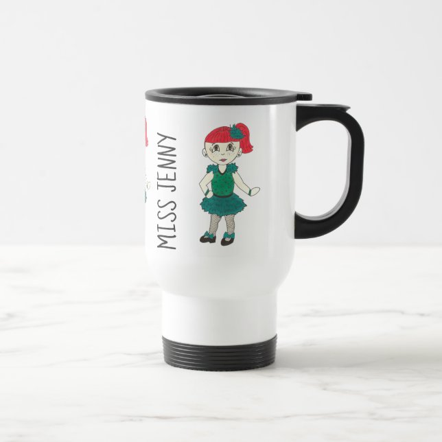 Caneca Térmica Professor de dança Personalizado Dando Presente To (Direita)