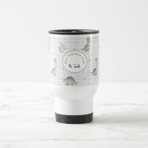 Caneca Térmica Professor Dinossauro Aquarela Fofo Masculino