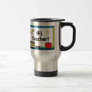 Caneca Térmica Professor do número um com marcadores, conselho e