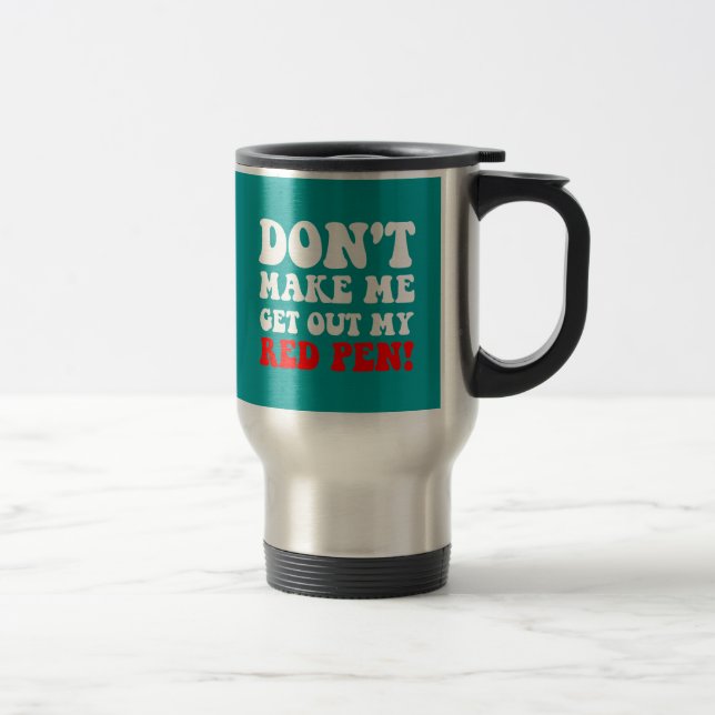 Caneca Térmica Professor engraçado (Direita)