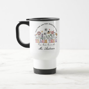 Caneca Térmica Professor Retro, Ensine-os a serem gentis