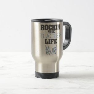 Caneca Térmica Professora Dotou Rockin O Presente De Vida Do Prof