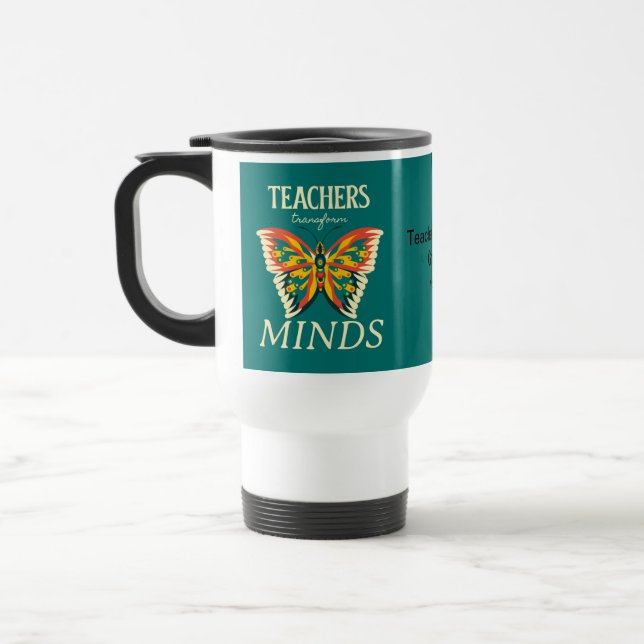 CANECA TÉRMICA PROFESSORES PERSONALIZADOS TRANSFORMAM MENTES BUTT (Esquerda)