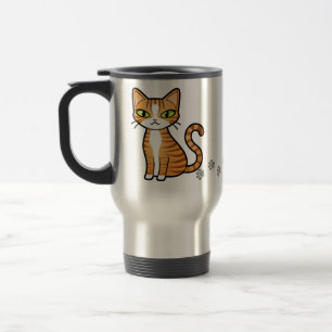 Caneca Térmica Projete seu próprio gato dos desenhos animados