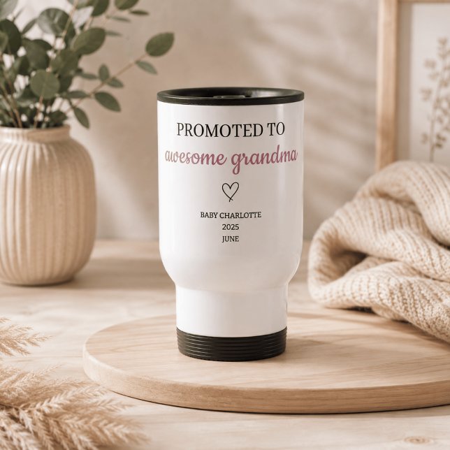 Caneca Térmica Promovida a Avó Incrível Personalizada (Criador carregado)