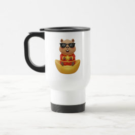 Caneca Térmica Prosperity Capybara with Golden Yuanbao 
