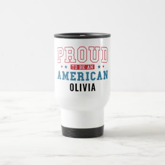 Caneca Térmica Proud to Be an American –Patriotic Citizenship Day