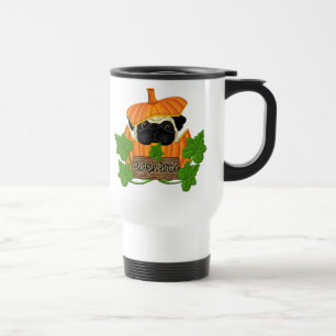 Caneca Térmica Pug Pumpkin Patch