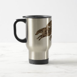 Caneca Térmica Pulando o Borzoi