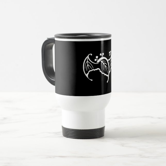 Caneca Térmica Pulownia em forma de batente (Frente Esquerda)