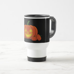 Caneca Térmica Pumpkin brilhante Jack-o'-Lanterna