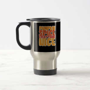 Caneca Térmica Pumpkin Spice All Nice Dia de as Bruxas engraçado