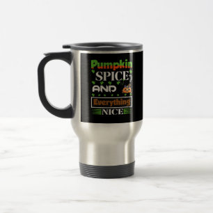 Caneca Térmica Pumpkin Spice E Tudo Muito Engraçado Outono